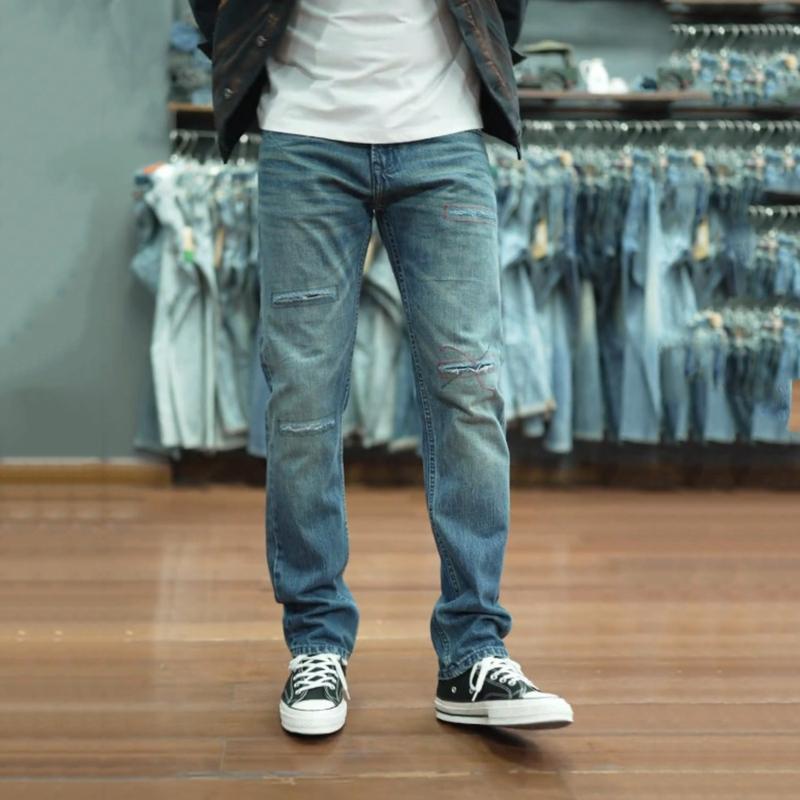 Product Introduction of Quần Jeans Nam JN01. Thiết kế đường phố trẻ trung, chất vải bò co dãn 4 chiều thoải mái khi mặc 3