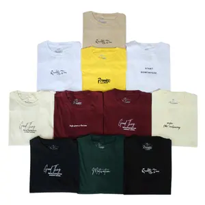 ( 100 RIBU ISI 3PCS ) KAOS DISTRO Pria FULL KATUN COMBED 30S PAKET GROSIR  Baju slim-fitting polos hitam putih 100 RIBU DAPAT 3PCS V-Neck