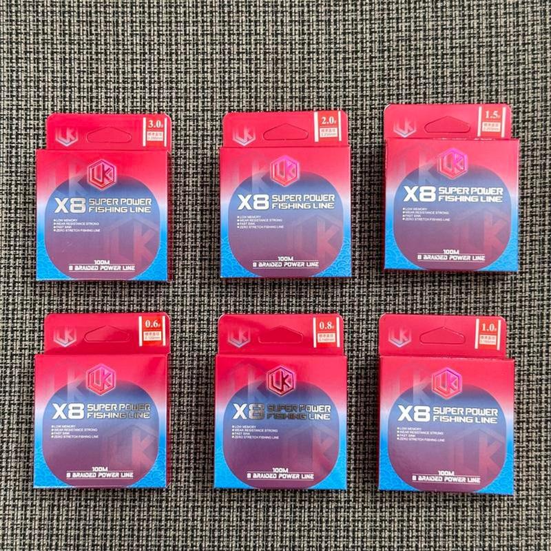 DÂY DÙ CHUYÊN CÂU LURE LK HOA- DÀI 100M FULL SIZE 0,6-3,0