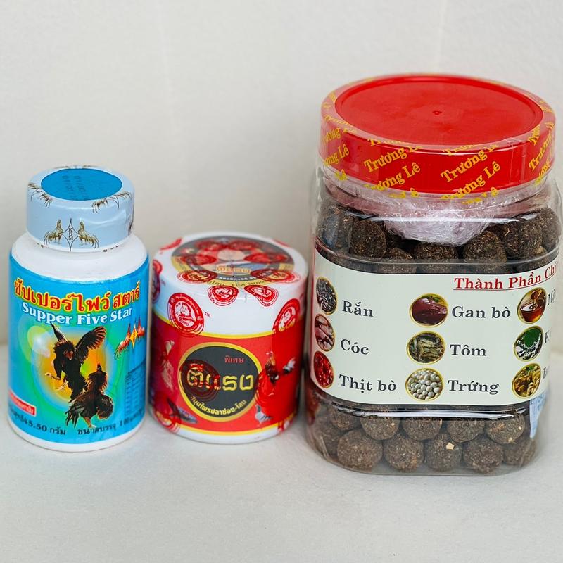 Tăng Gân - Kích Lực - Mồi Cóc giúp gà sung đỏ khoẻ Tặng Bịt Mỏ