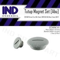 Gambar IND Onderdil Baut Tutup Blok Magnet Besar-Kecil Abu-Silver Set CB 150R-150-CB150R - Sesuai dengan gambar, Standar dari IND Onderdil Kota Bandung 1 Tokopedia