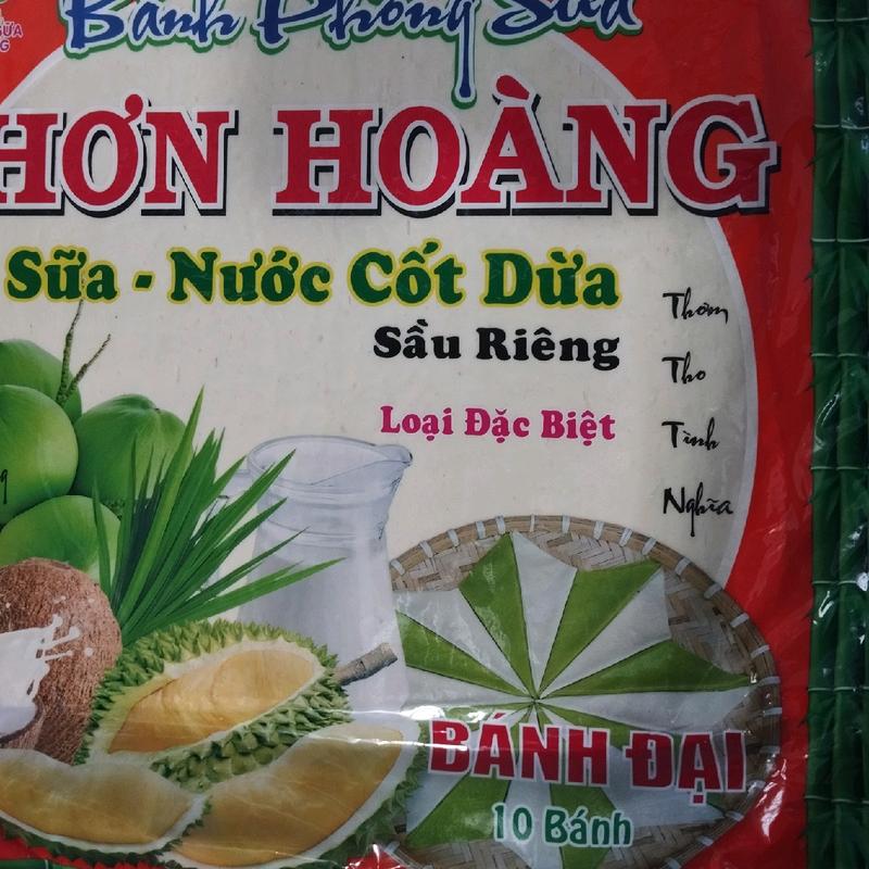 bánh Phồng Sữa Dừa Sầu Riêng bánh đại 400g