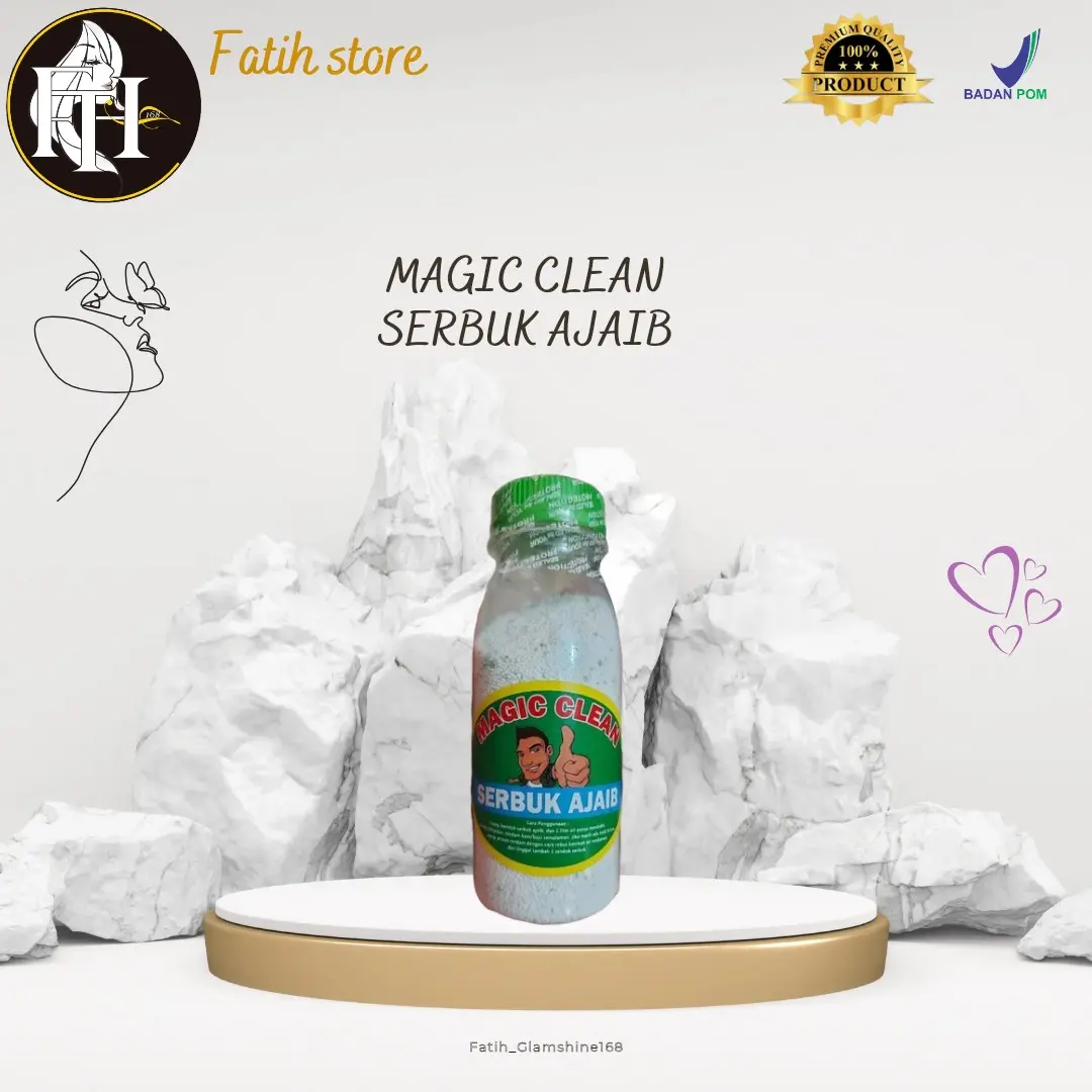 MAGIC CLEAN SERBUK AJAIB (PEMBERSIH NODA MEMBANDEL)