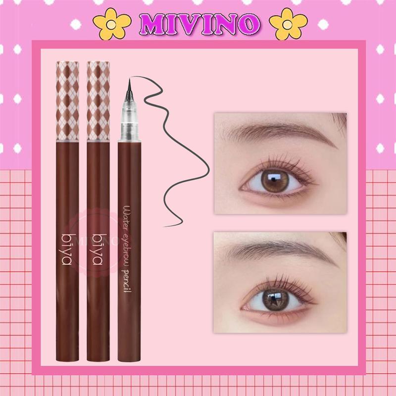 Kẻ mày Mivino bút vẽ lông mày kẻ mày dạng Gel bám sợi thanh mảnh tự nhiên cao cấp KM05
