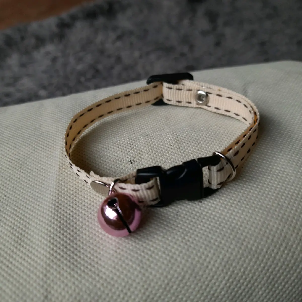 Kalung Kucing Lonceng Beli 1 Dapat 5 Pcs - Kalebar Tali 1cm