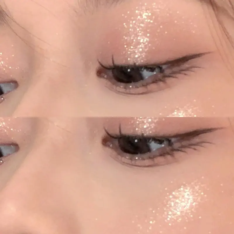 Nhũ Mắt Highlight Đơn Sắc Ánh Kim Cương Lấp Lánh Không Thấm Nước XiXi D559 4