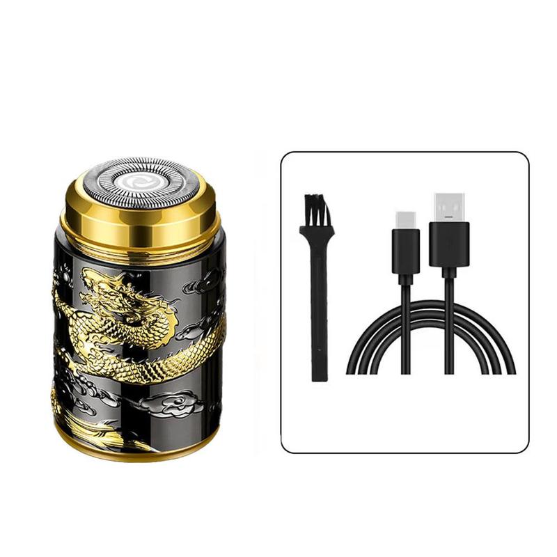 Product Introduction of Dragon Head Shaver For Men Mini Razor Portable Shaver USB Charging Dragon Pattern Car Razor Easy To Carry Durable 34