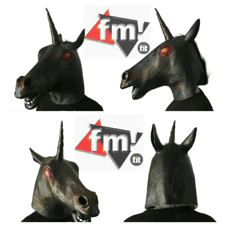 best seller topeng kuda lumping poni unicorn horse mask latex grosir 1