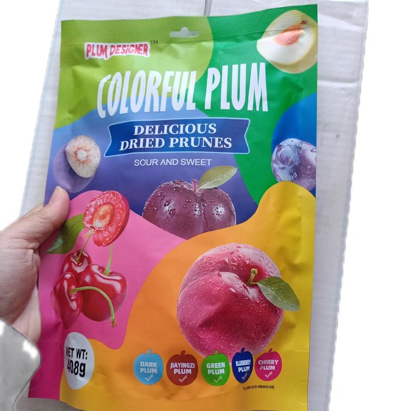 KẸO Ô MAI COLORFUL PLUM mix vị túi 408gram mix vị Chua Ăn Vặt Food đủ loại