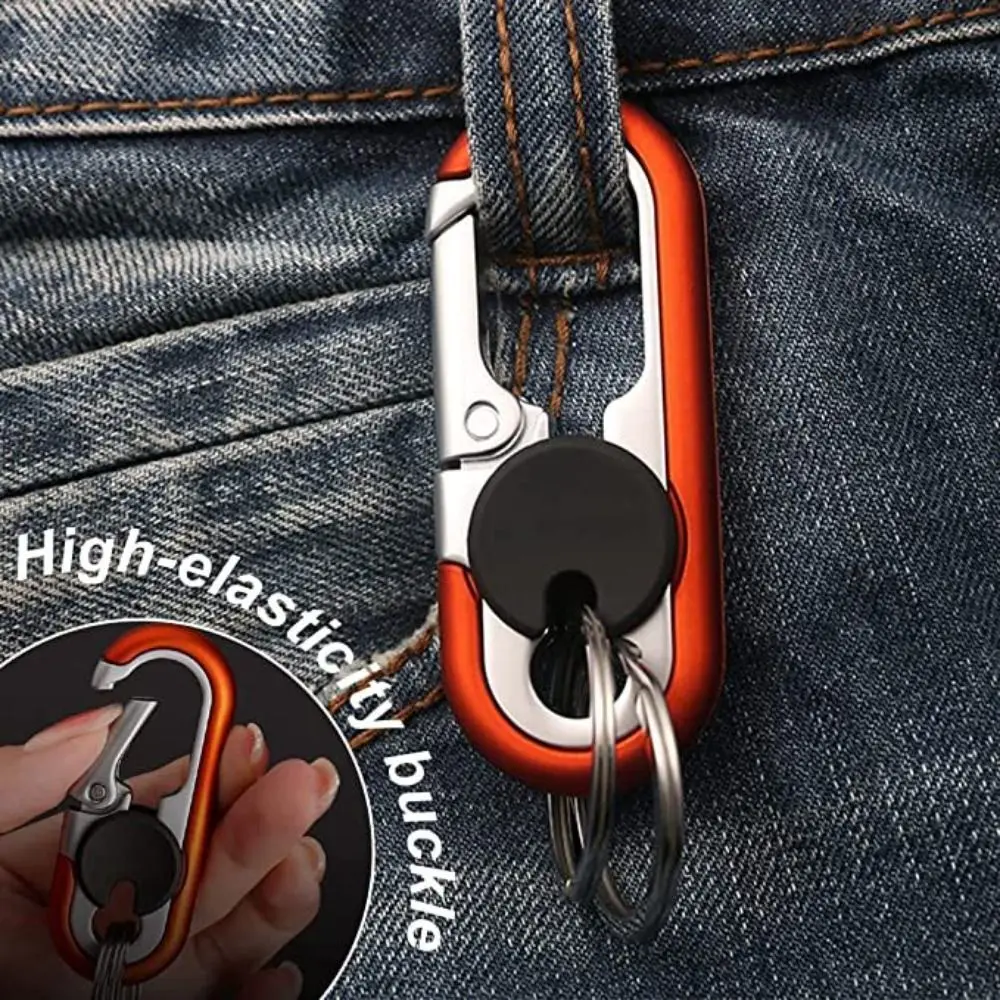 Móc Khóa Kim Loại, Quà Tặng Nhỏ Cho Nam Giới, Charm Túi, Móc Sắp Xếp Chìa Khóa Doanh Nhân, Móc Chìa Khóa Ô Tô, Móc Chìa Khóa Vòng Đôi, Thích Hợp Làm Móc Chìa Khóa Ô Tô