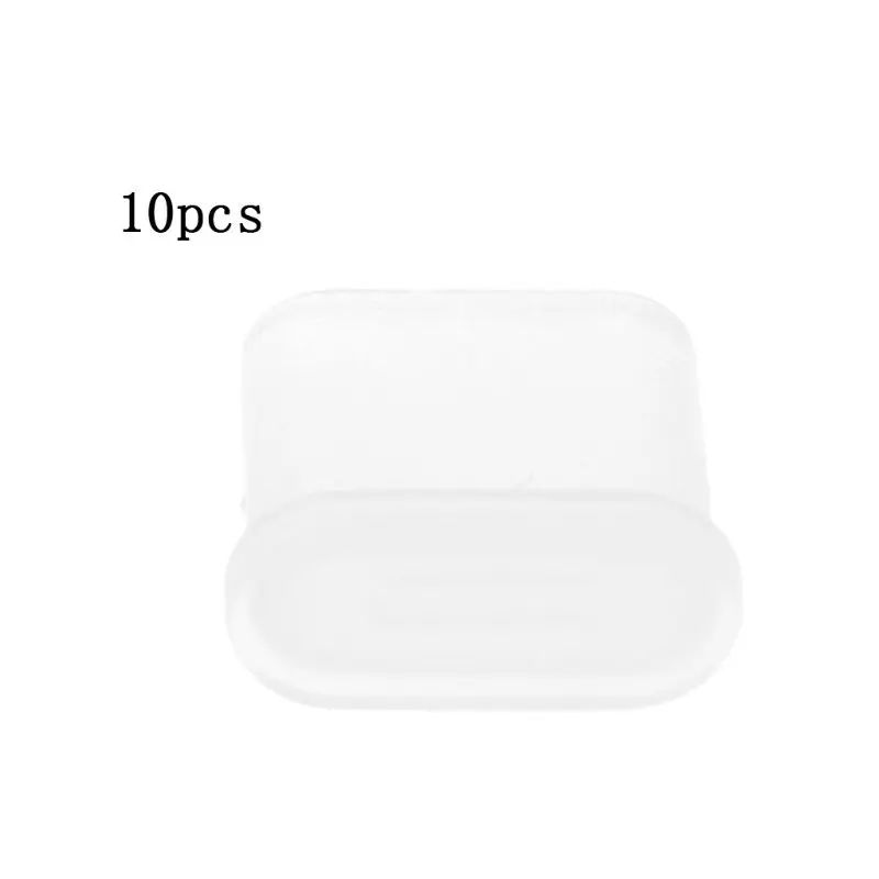 10Pieces  Durable Dust Plug Protector Cover for USB Type-C Male Port