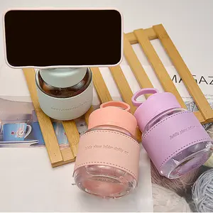 BISA COD Bo6722 Botol Minum Kaca Mini / Botol Kaca Lucu Tahan Panas Multifungsi