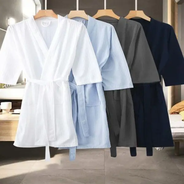 Áo choàng mùa hè, dài Trung Bình cho phụ nữ, áo choàng tắm, váy ngủ, đồ mặc nhà cho nam giới, đồ Ngủ mỏng, áo choàng tắm, ngoại Cỡ thích hợp cho mùa xuân và mùa thu, năm 2024