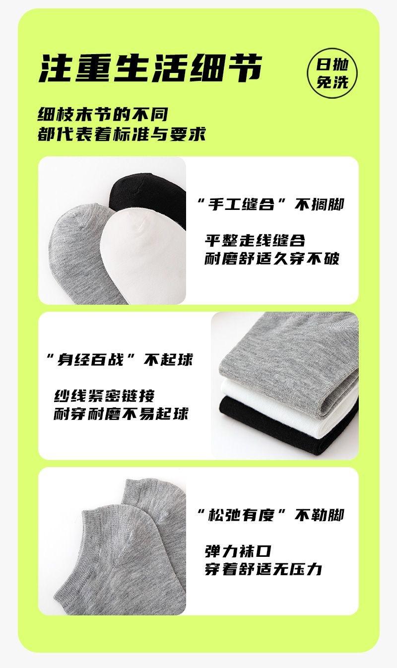 Product Introduction of Tất Dùng Một Lần, Unisex, Tất Thuyền Ngắn, Thích Hợp Cho Du Lịch Mùa Hè, Chống Mùi, Thấm Hút Mồ Hôi, Thoáng Khí, Không Cần Giặt, Sử Dụng Hàng Ngày, Tất Ngắn 6