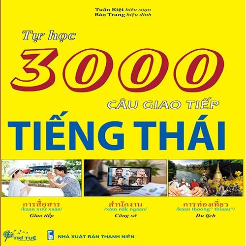 Sách - Tự học 3000 câu giao tiếp tiếng Thái tuhoc
