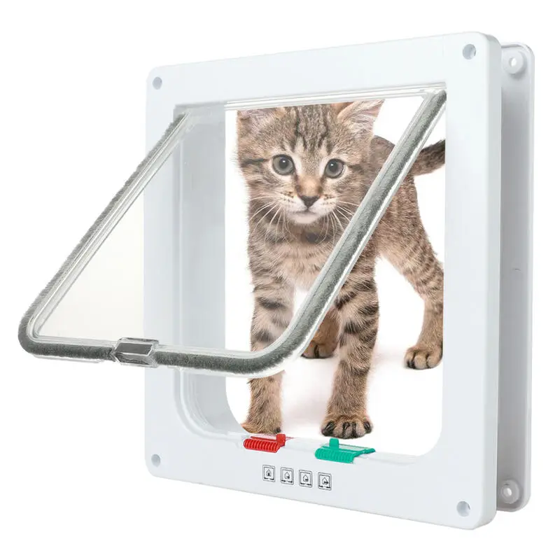 Pet supplies, cat door opening, controllable entry and exit direction, dog house door, pet toys