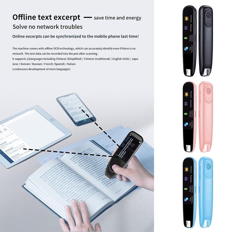 Product Introduction of 116 Language Translation Scanning Reading Pen Scanning Translation Pen 34