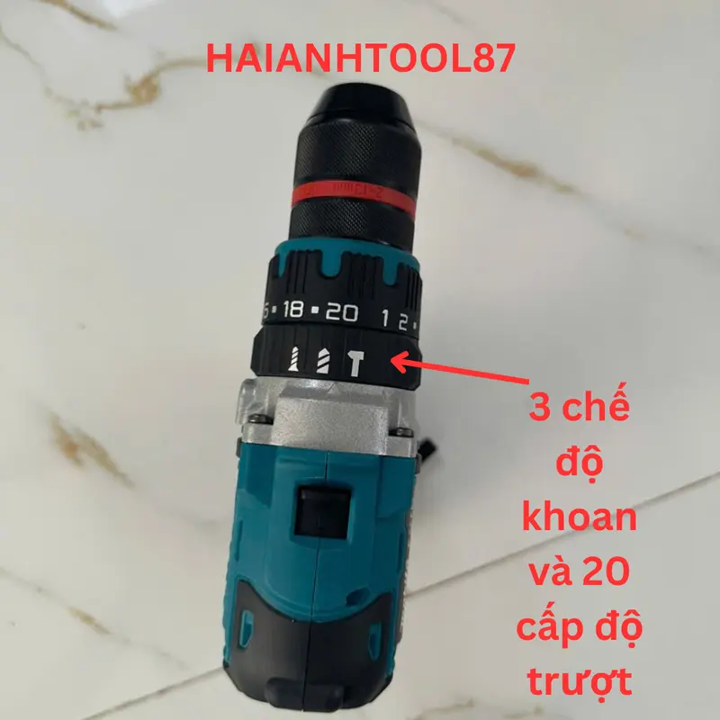 Thân máy khoan, KHOAN ĐẦU 13 LY ,21V mô tơ không chổi than - thân máy khoan makita 1
