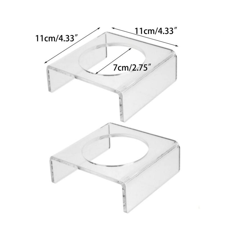 Football Basketball Volleyball Display Stand Football Bracket Transparent Base 3