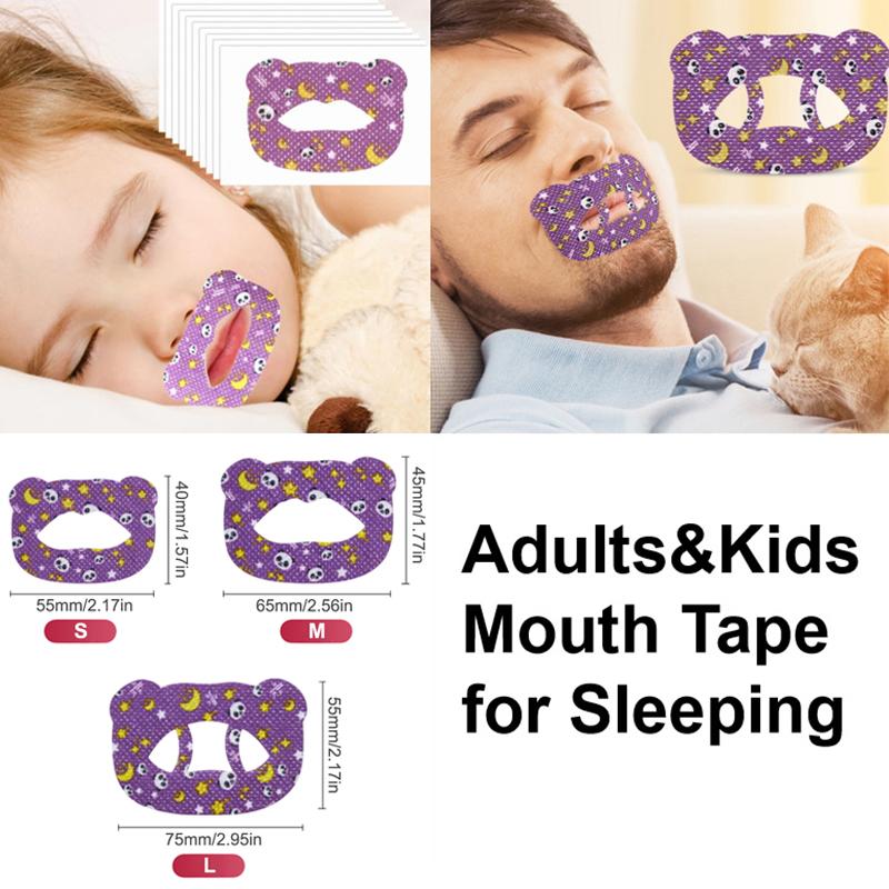 Product Introduction of 30pcs Kids Mouth Tape For Sleeping Anti  Sleep Strips Anti  Sleep Tape Sleep Better Nose Breathing Improved Sleep 11