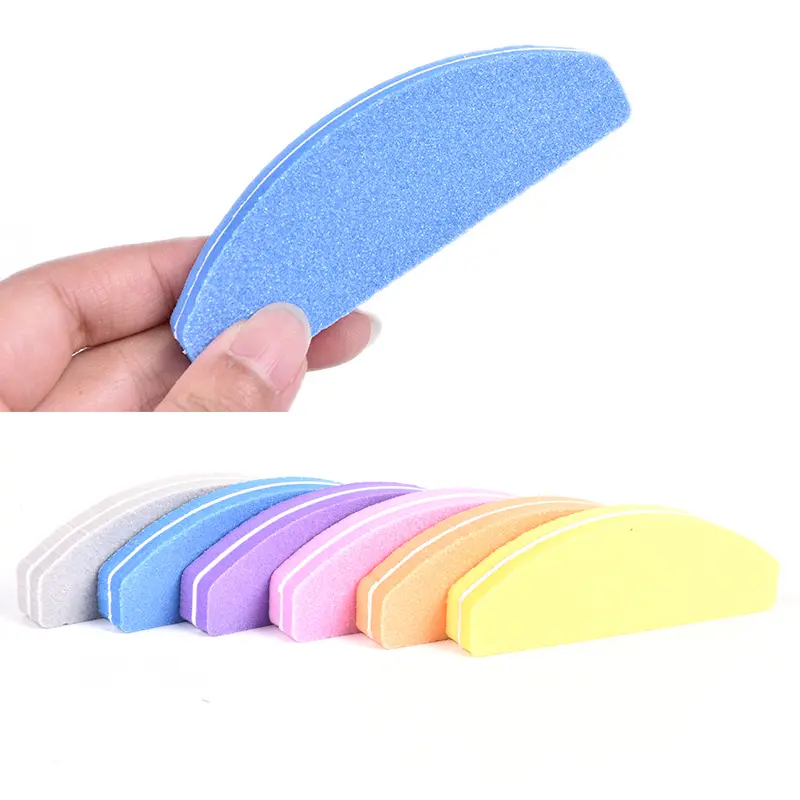 5pcs New Sponge Nail Art Tips Buffer Sanding Nail Buffer Block Files Sponge