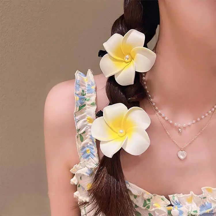 Kẹp Tóc Hoa Đại Đi Biển Cho Nữ, Cài Tóc Hoa Đại Mùa Hè 2024, Ghim Cài Đầu Xinh Xắn Phong Cách Hàn Quốc 1