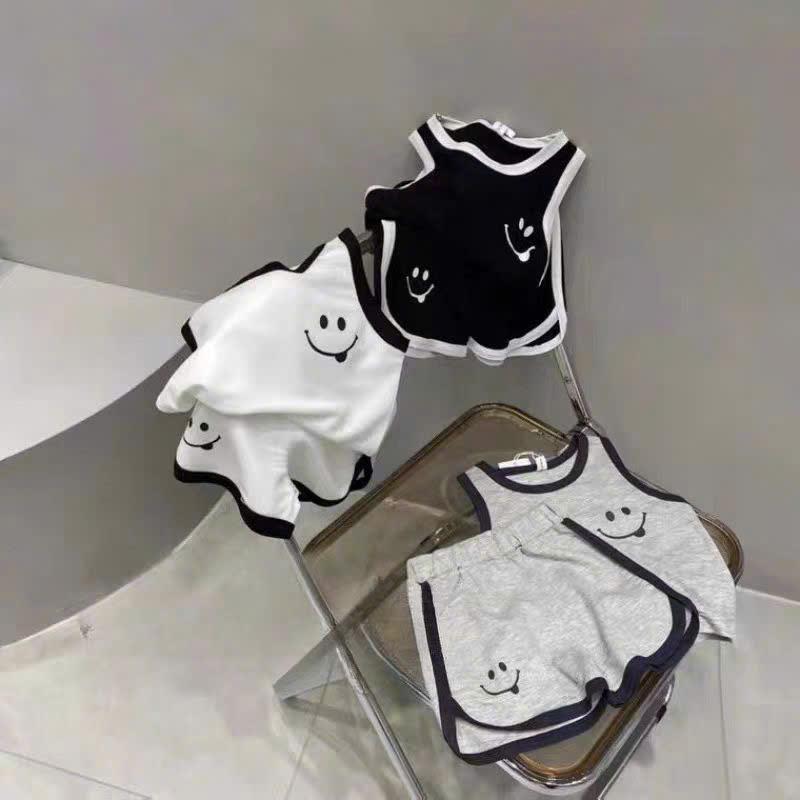 BỘ QUẦN ÁO BA LỖ ICON DỄ THƯƠNG CHO BÉ TRAI 8-18kg