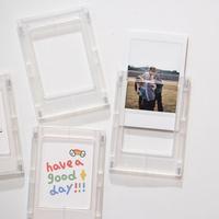 Gambar Vinnatsu Frame Photocard Akrilik Magnet /Magnet Akrilik Magnet Album Bingkai Foto Magnetik Kulkas Magnet Kulkas Akrilik Yang Dapat Dirakit Dekorasi Desktop Kreatif Plastic Putih - warna transparan, 8.8*6.3CM dari Vinnatsu official Kab. Tangerang 5 Tokopedia