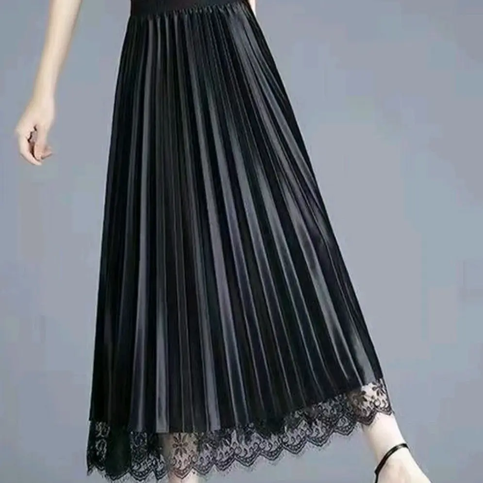 Chân váy ren, lụa . Chân váy mặc được 2 kiểu