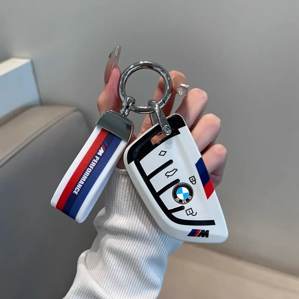 BMW alloy key Case Cover engine concept f30 f21 f10 G20 G30 3series 5series 7series X1 X3 X4 X5 X6 m performance m logo