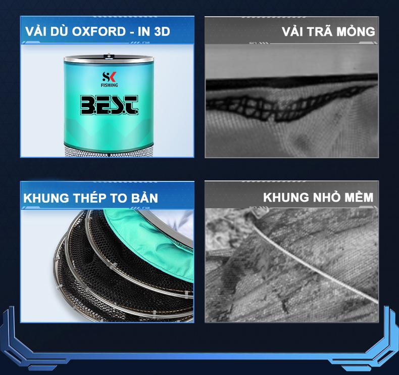 Product Introduction of Rọng Đựng Cá Giỏ Đựng Cá BEST SK FISHING 3