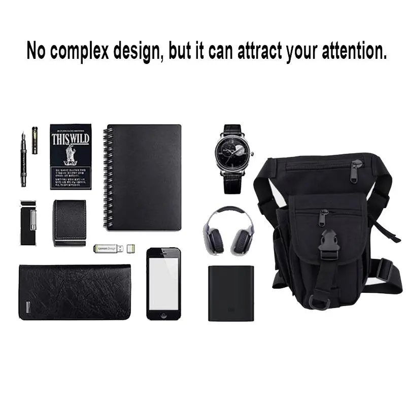 Multifunctional Thigh Bag, Outdoor Sports Thigh Bag for Men and Women, Versatile Thigh Bag for Outdoor Activities, Motorcycle Riding, Hiking 4