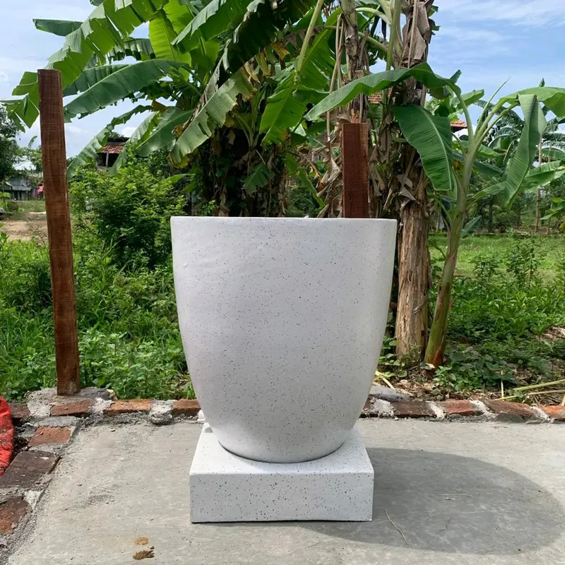 Bak mandi teraso kapsul putih 50*60  (ongkir baca diskripsi produk) 0