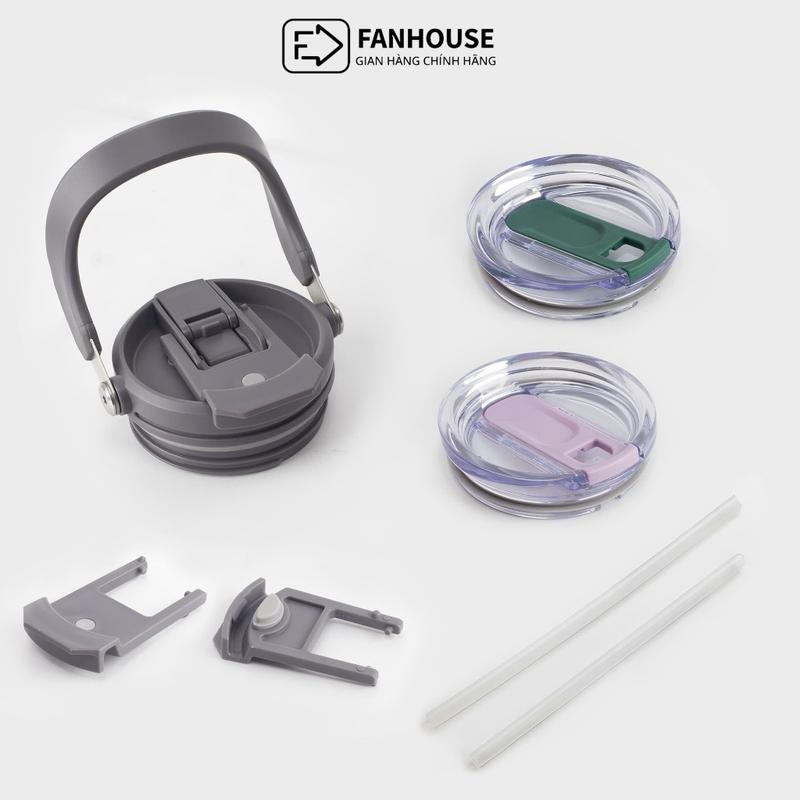  Phụ kiện chính hãng ly giữ nhiệt Tyeso V2 Tumbler gồm nắp bình ống hút duy nhất tại Fan House 