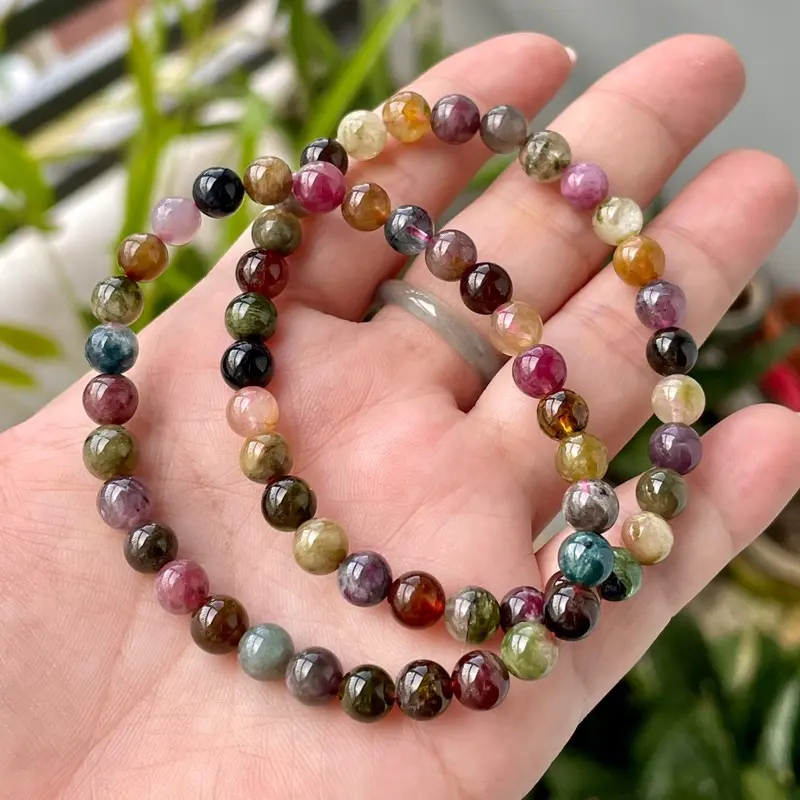Vòng tay tourmaline 6ly bóng đẹp 2