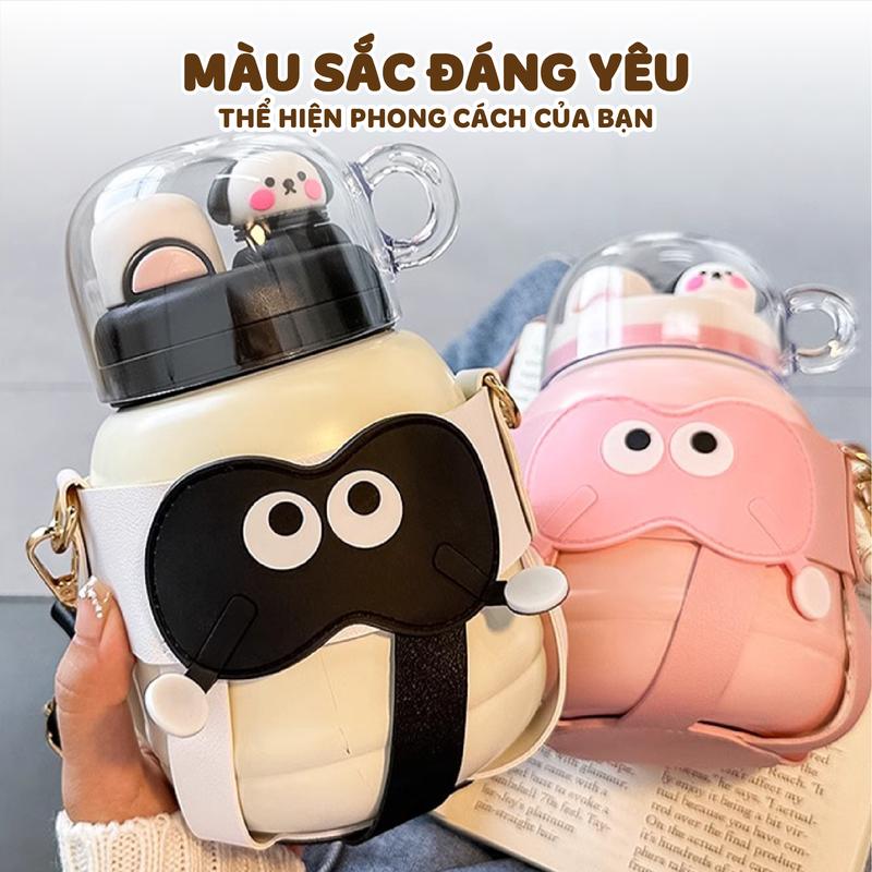 HCM Bình giữ nhiệt NIUMI hình con cừu dung tích 900ml đáng yêu nhỏ gọn và tiện lợi dễ mang độ cứng và bền cao