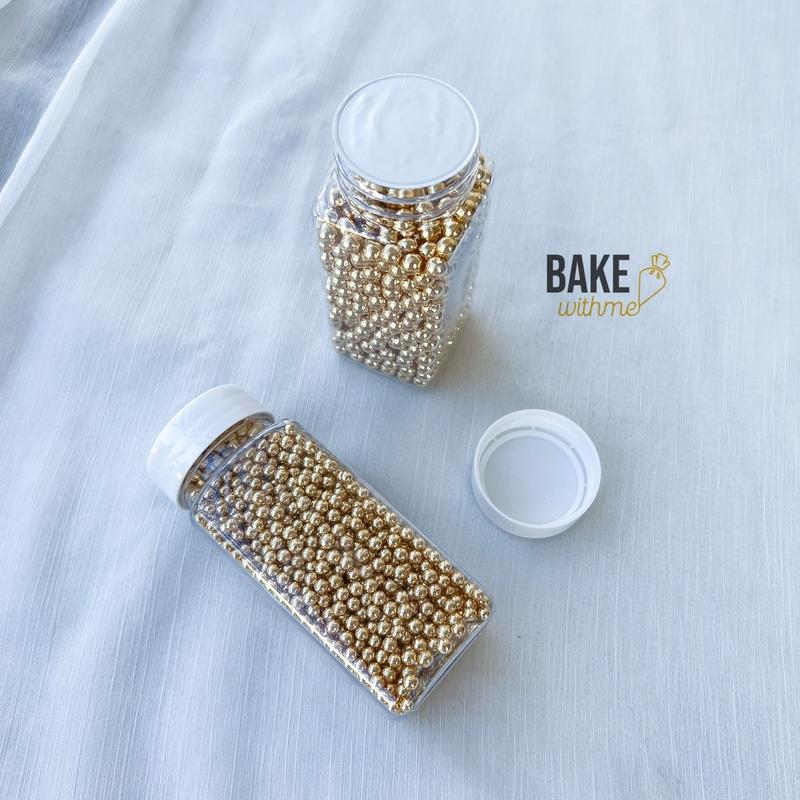 Kẹo bi đường, kẹo trang trí, kẹo bông đường bi vàng bóng để trang trí bánh kem, bánh sinh nhật, cupcake, donut 2