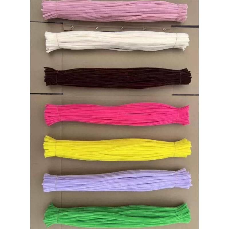 Kẽm nhung dài 60cm ĐẶC BIỆT sợi 7mm màu đẹp - S0610 kẽm nhung handmade DIY 7