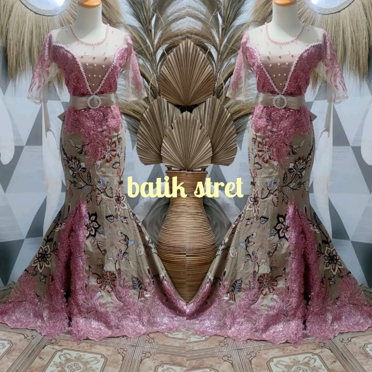 Batik Stret Terbaru Baju Pesta Gaun Kondangan