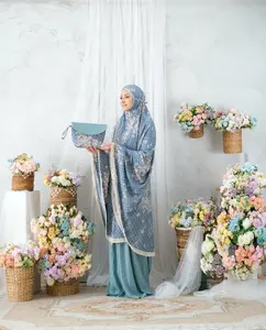 Mukena Dewasa Rayon Travelling 2In1 Motif Aruna
