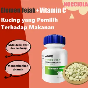 Vitamin Kucing/vitamin kucing nafsu makan/Borammy Pet Vitamin Trace Element Vitamin Meningkatkan Anemia Rambut Rontok,Anemia ,Pica (makan feses dll)180 tabs