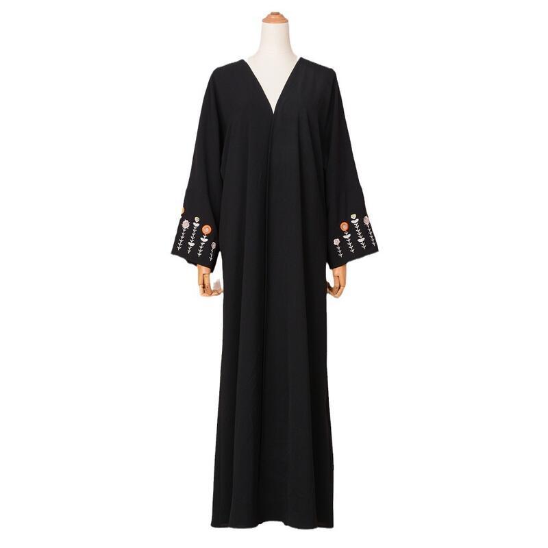 Abaya Trkiye, Hàng Mới Về, Phong Cách Hồi Giáo, Thêu, Đầm Áo Choàng Thường Ngày Áo Cardigan, Trang Phục Nữ 4