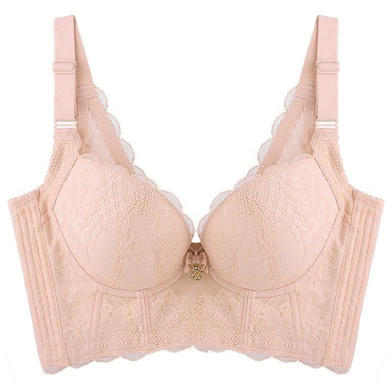 Áo Lót Bản To Định Hình Che Mỡ Nách, Không Gọng Mút 2cm, Áo Ngực Không Gọng Nữ Women Ren Bra