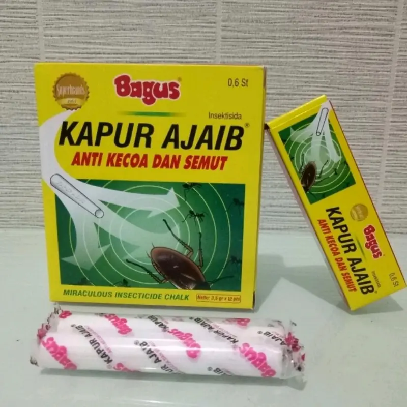 Insektisida Kapur Ajaib Anti Semut dan Kecoa, Berat Kotor 100 gr, 12 pcs/kotak 1