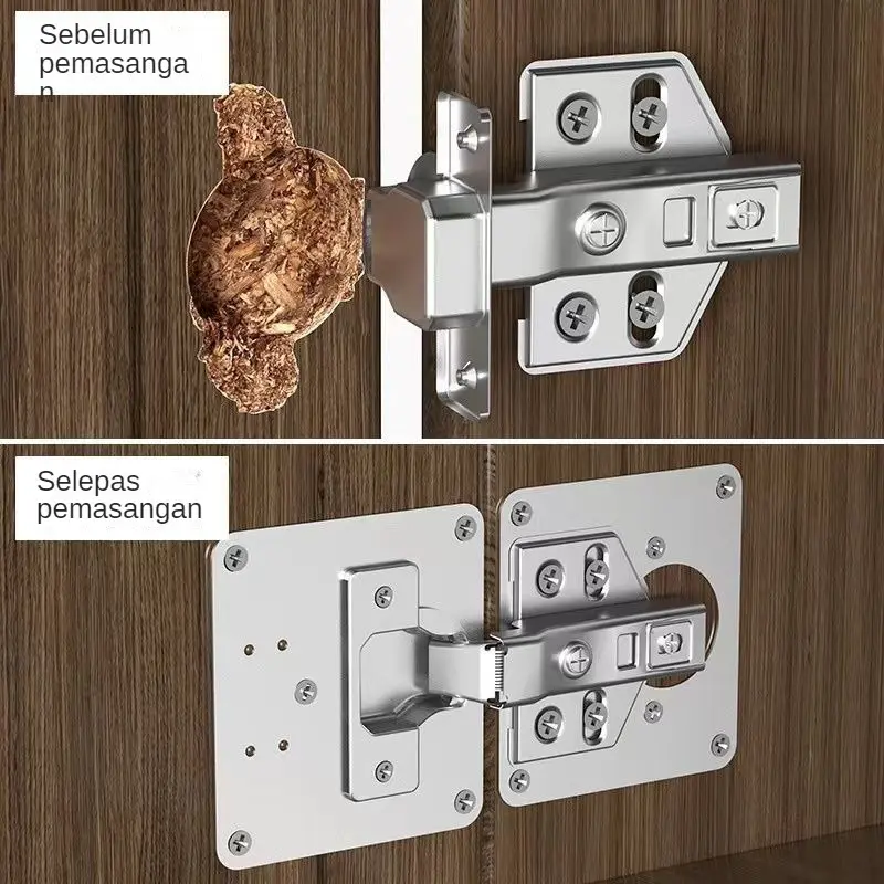 Hinge repair sheet hinge installation board cabinet door repair board hinge fixing board furniture hinge repairer