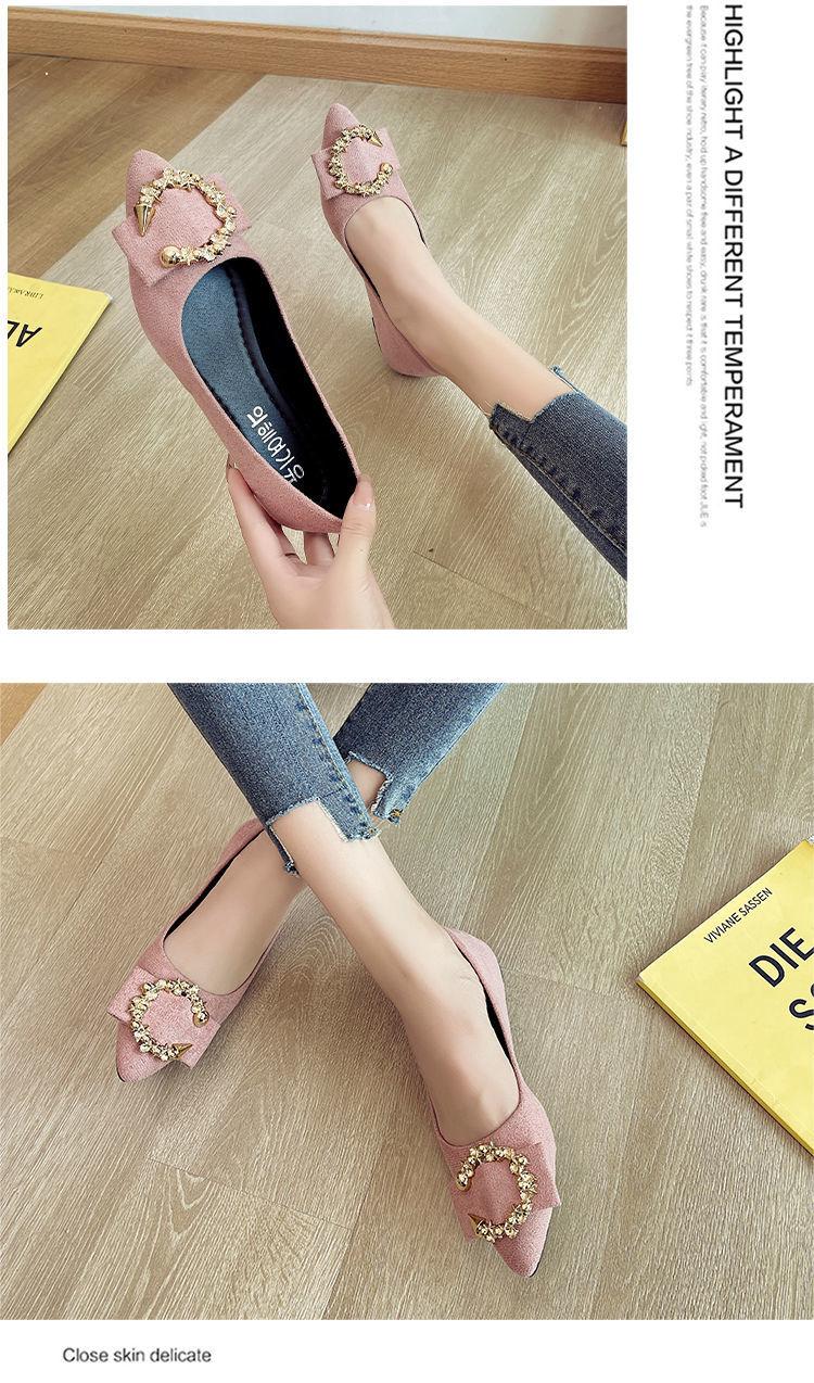 Product Introduction of Giày Đế Bằng, Linh Hoạt, Nữ, Cắt Thấp, Mũi Nhọn, Đế Mềm, Gommino, Thích Hợp Cho Tất Cả Các Mùa, Hàng Mới Về Mùa Thu, Người Có Ảnh Hưởng Trực Tuyến, Giày Cao Gót, 2022 / 24 19