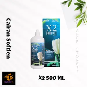 PENCUCI SOFTLENS / CAIRAN SOFTLENS X2 500 ML / BEST SELLER / EXOTICON Contact Lens Eye Soflen Serbaguna