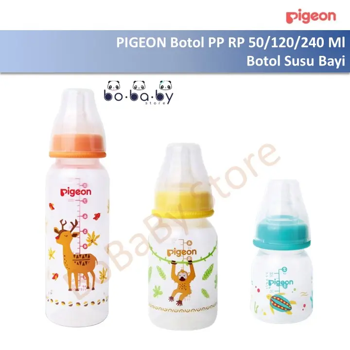Pigeon Botol PP RP 50ml / 120ml / 240ml / Botol Susu Bayi Bottle 0
