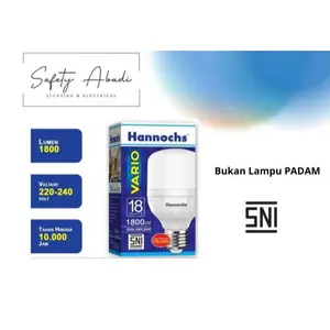 Lampu Hannochs LED VARIO 6W/12W/18W/22W/24W/30W/32W/36W/45W/50W / Bohlam Kapsul LED Berkualitas SNI / Hannochs Supra