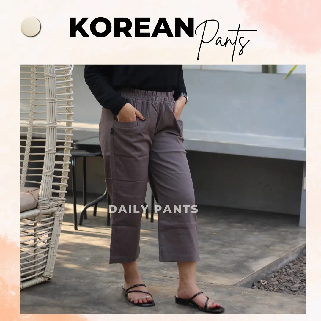 SALE ( LIVE ) Celana Wanita Katun premium Style Korean Pants All Size Jumbo